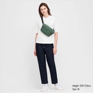 Uniqlo Cotton Relaxed Boxy Crew White T-Shirt